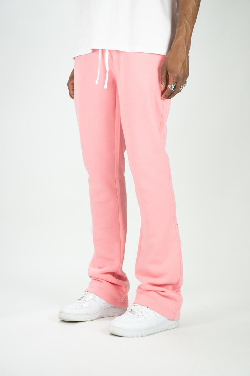 STACKED FLEECE PANTS