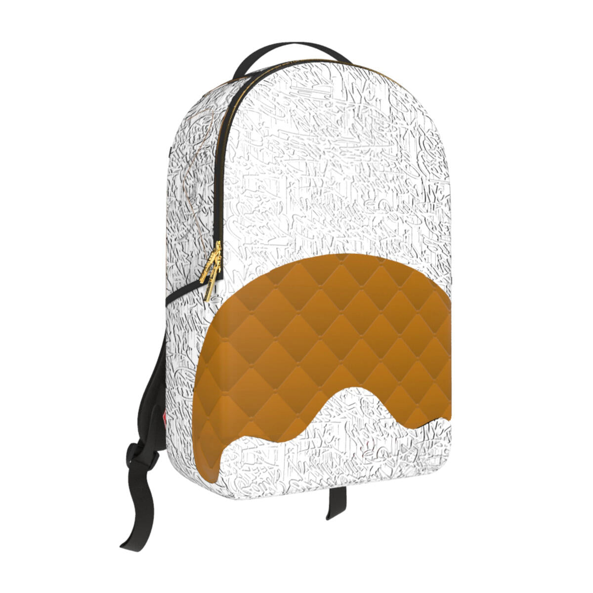 PARIS EMBOSSED COGNAC DLXSV BACKPACK
