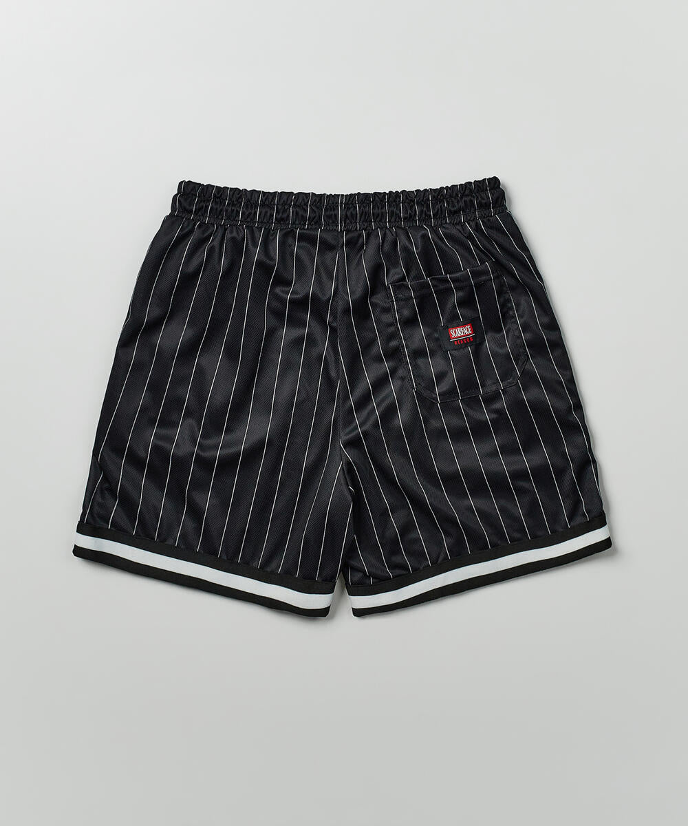 Scarface Pinstripe Mesh Short