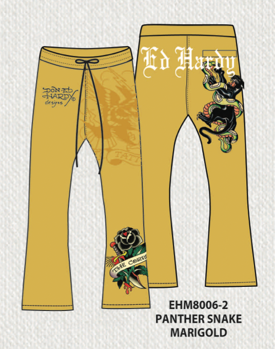PANTHER SNAKE BOOTCUT SWEATPANT