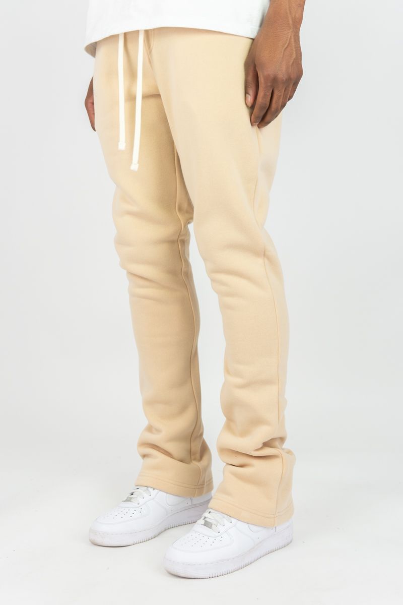STACKED FLEECE PANTS