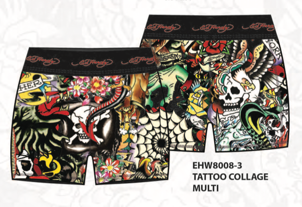 TATTOO COLLAGE SPORT SHORT