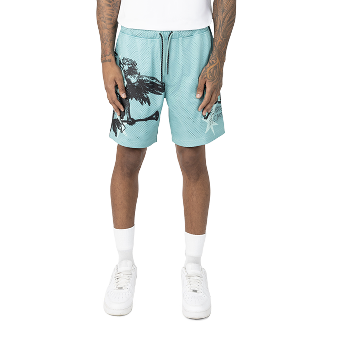 PRINTED MESH SHORT