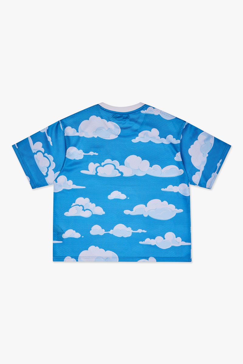 "SCRIMMAGE" BOX-FIT MESH TEE