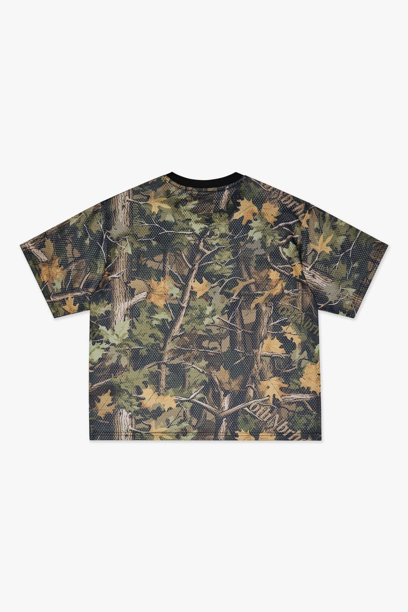 "SCRIMMAGE" BOX-FIT MESH TEE