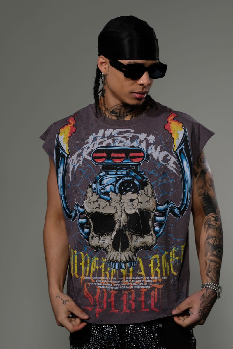 SUPERCHARGED SPIRIT SLEEVELESS TEE