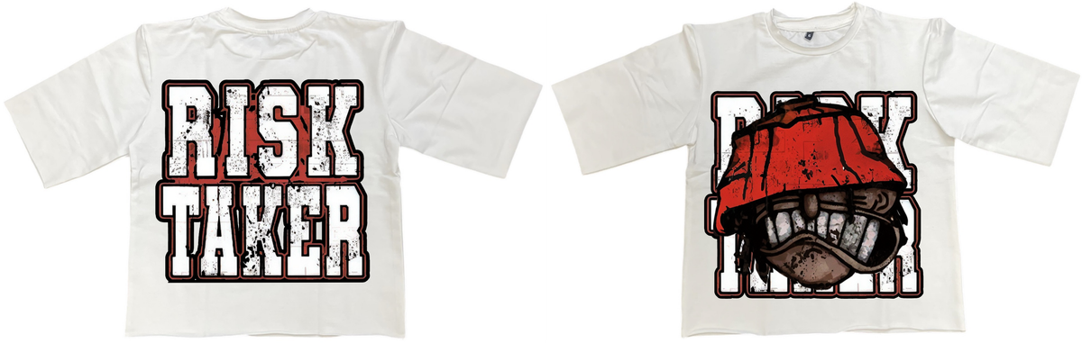 RISK TAKER CROP TOP KIDS FROM 4-14 SIZE