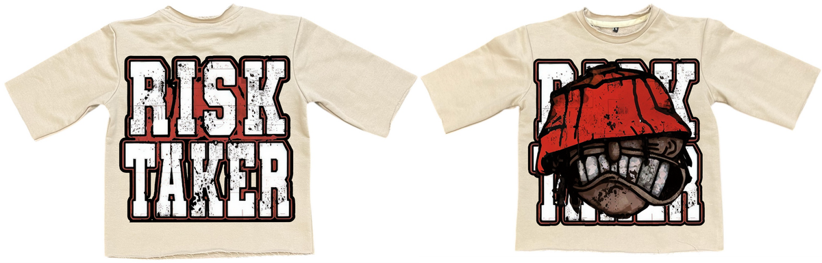 RISK TAKER CROP TOP KIDS FROM 4-14 SIZE