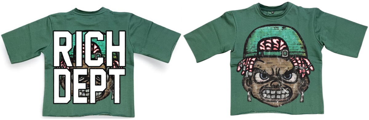 RICH DEPT CROP TOP KIDS FROM 4 TO 14 SIZE
