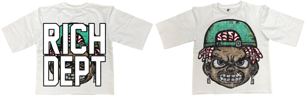 RICH DEPT CROP TOP KIDS FROM 4 TO 14 SIZE