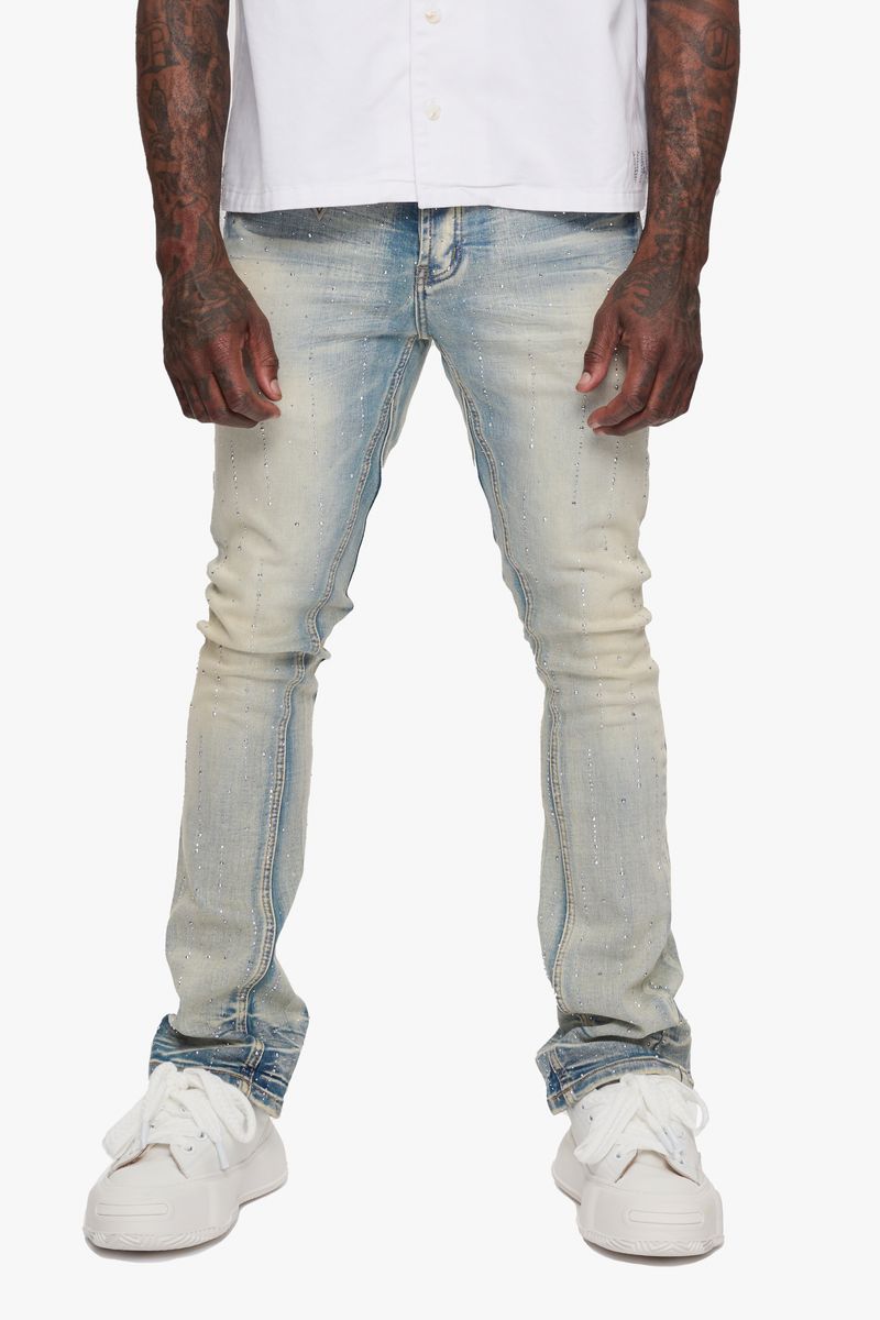 "HEATH" STACKED DENIM