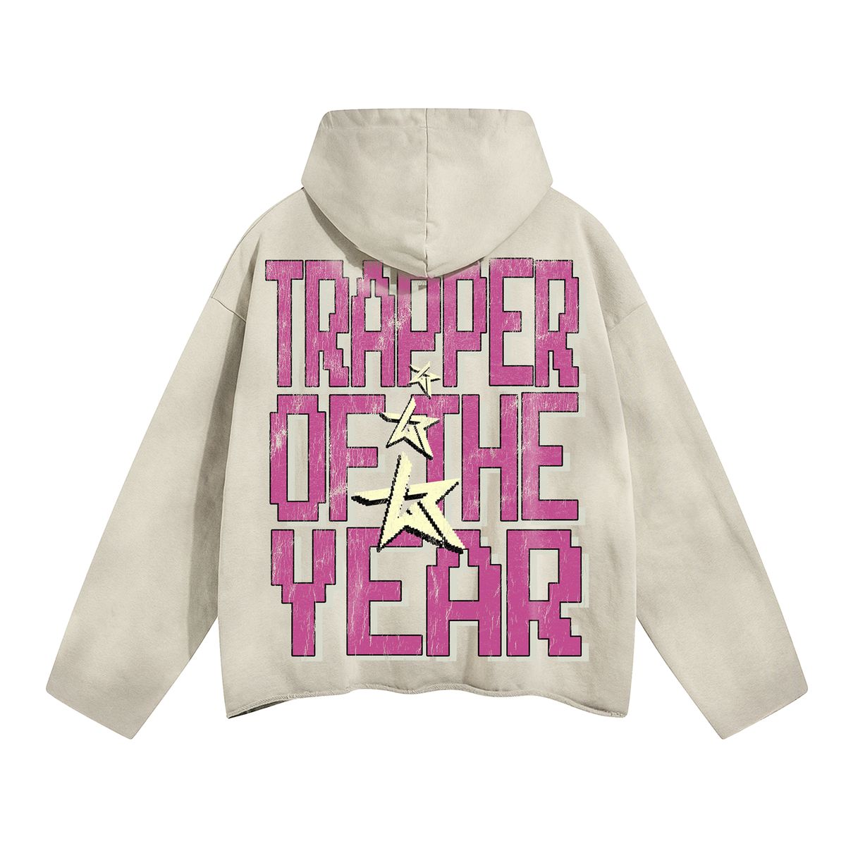TRAPPER OF THE YEAR HOODY CREAM