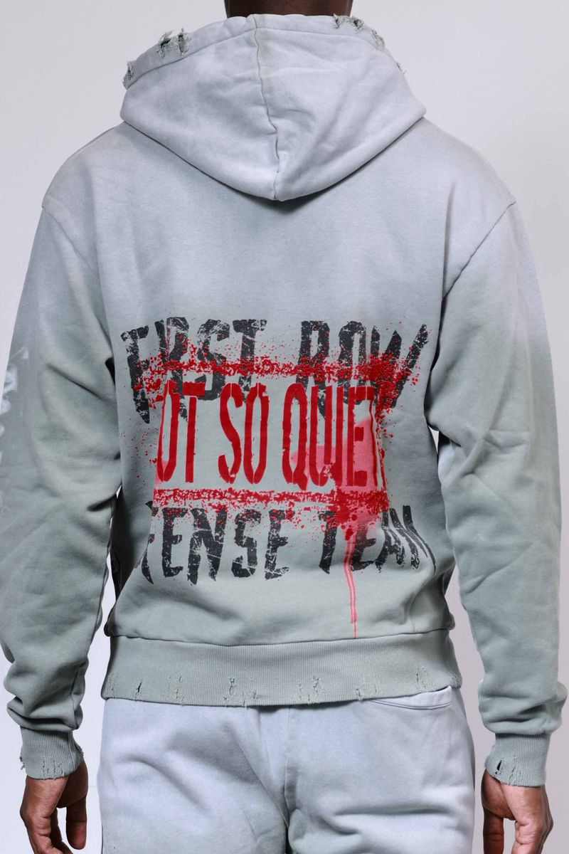 CAUTION NOT SO QUIET GHOST RIDER HOODIE