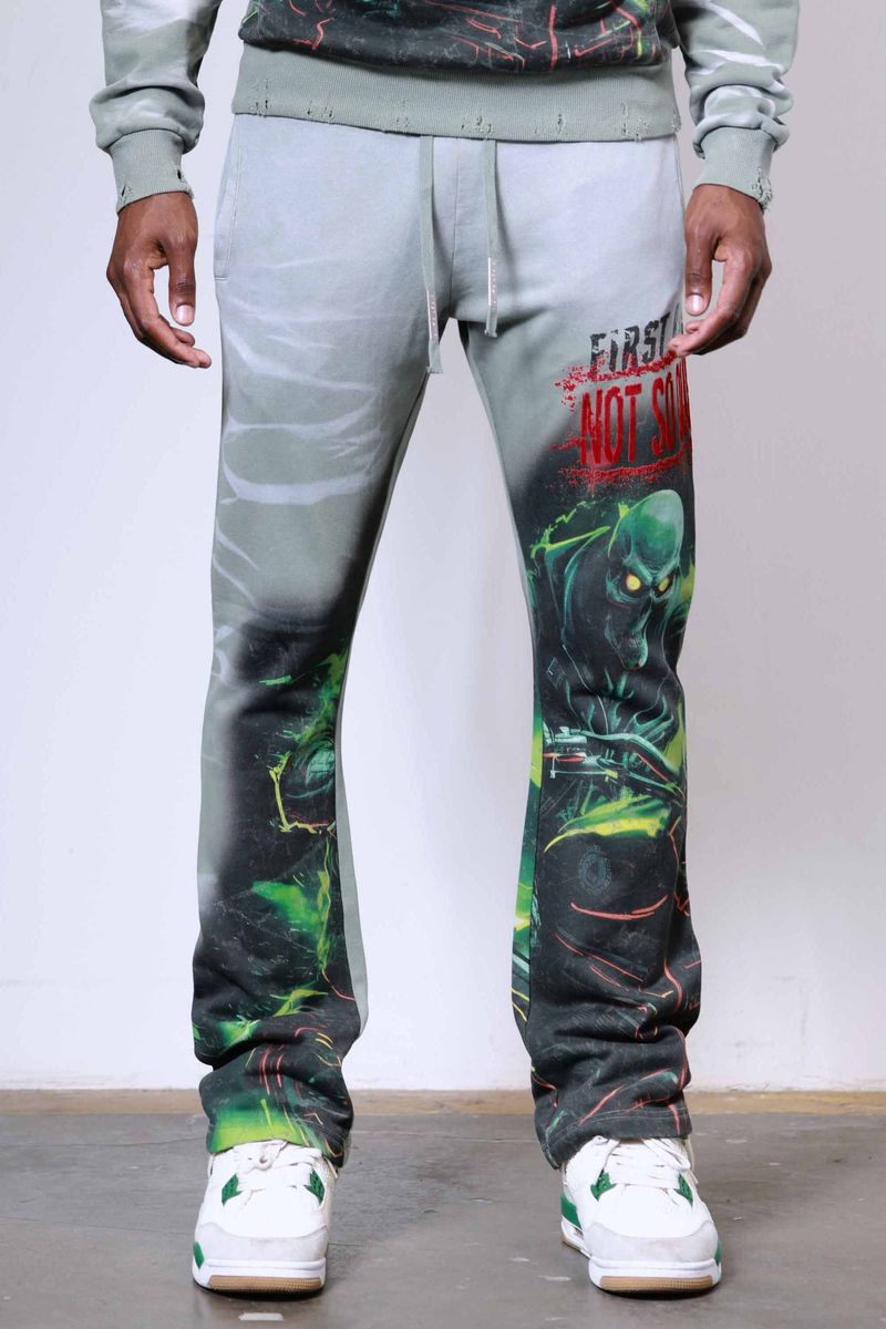 CAUTION NOT SO QUIET GHOST RIDER FLARE JOGGER