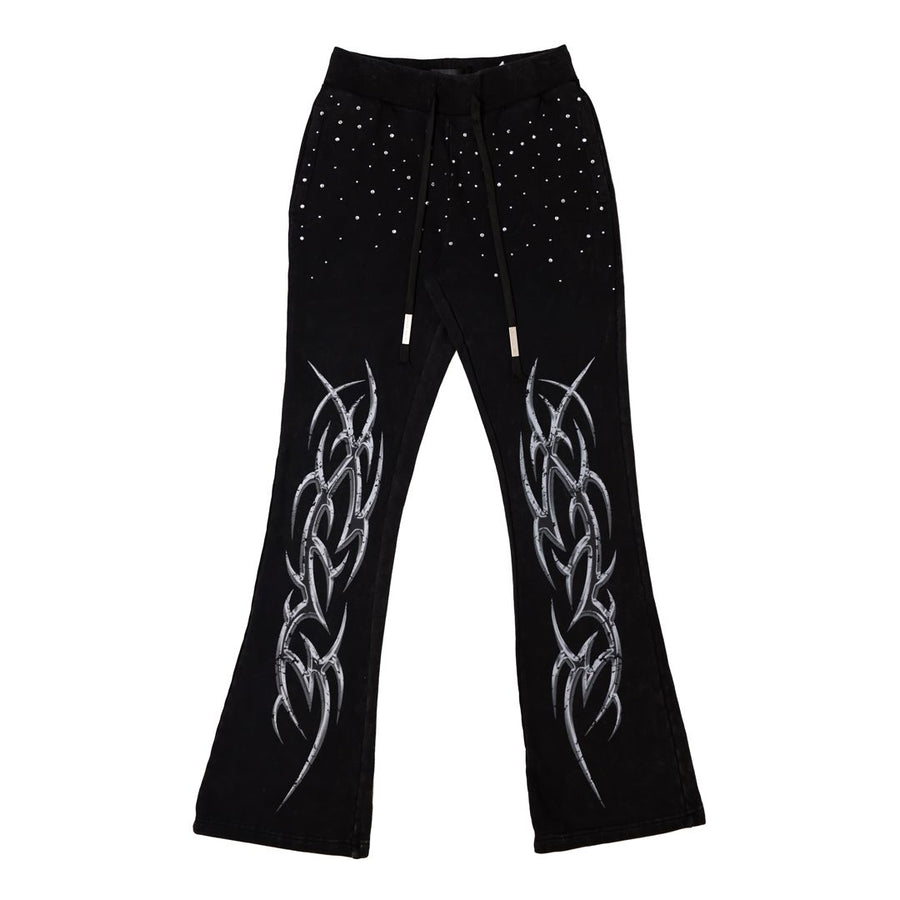 Y2K TRIBAL FLARE JOGGER