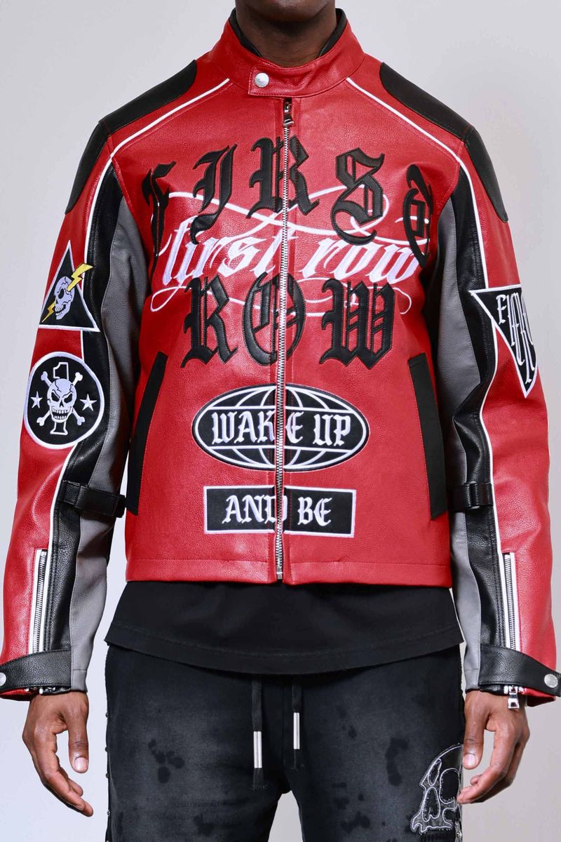 WAKE UP AND BE FIERCE RACING JACKET
