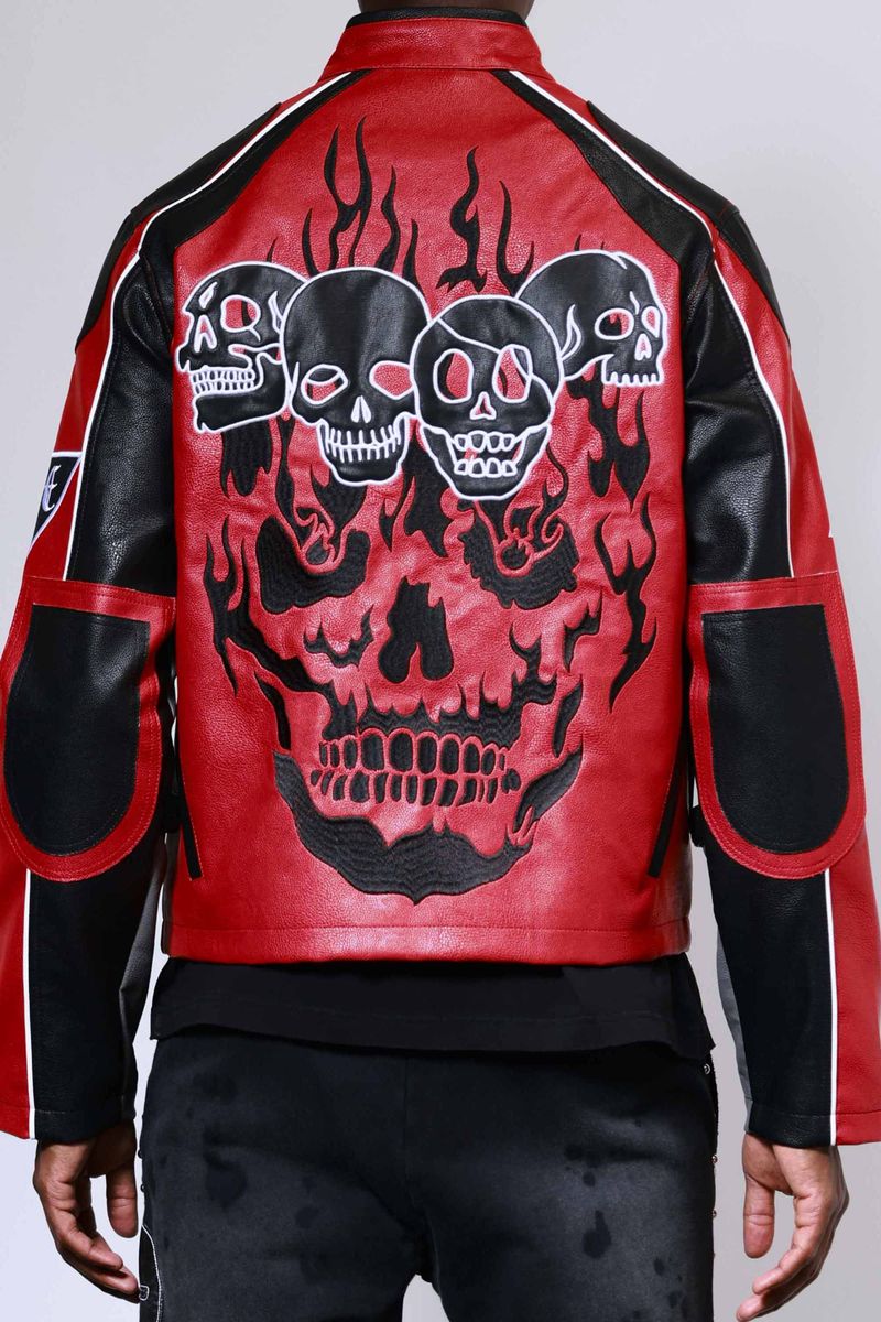 WAKE UP AND BE FIERCE RACING JACKET