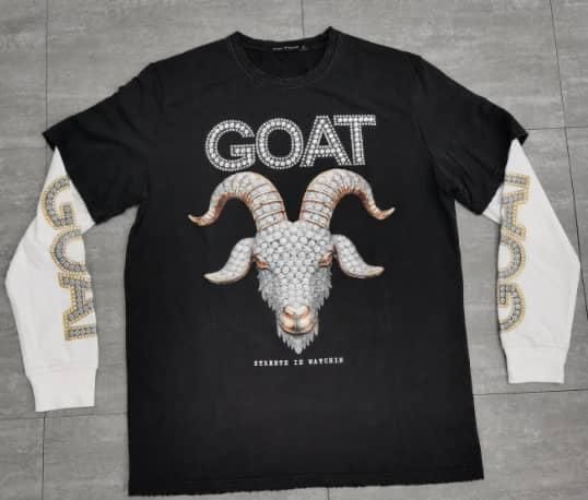 GOAT PENDANT LONGSLEEVE 2FER