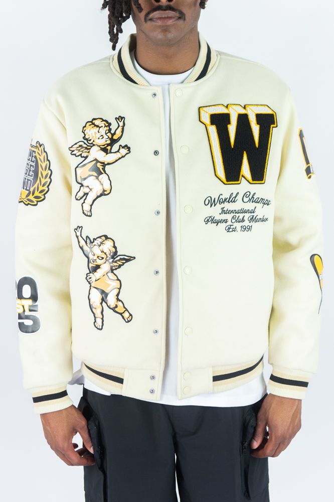 ANGELS MELTON VARSITY JKT