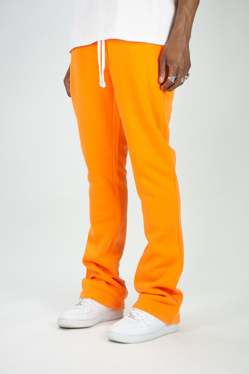 STACKED FLEECE PANTS