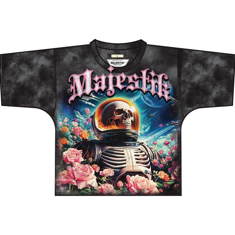 MEN’S GARMENT DYED PRINT F.TERRY TEE