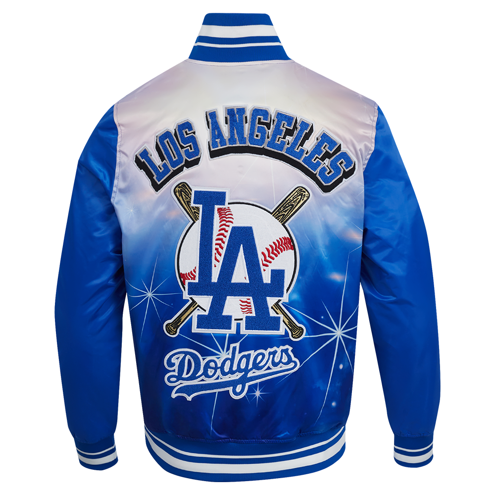 LOS ANGELES DODGERS SUBLIMATED SATIN JACKET-MIDNIGHT SKY