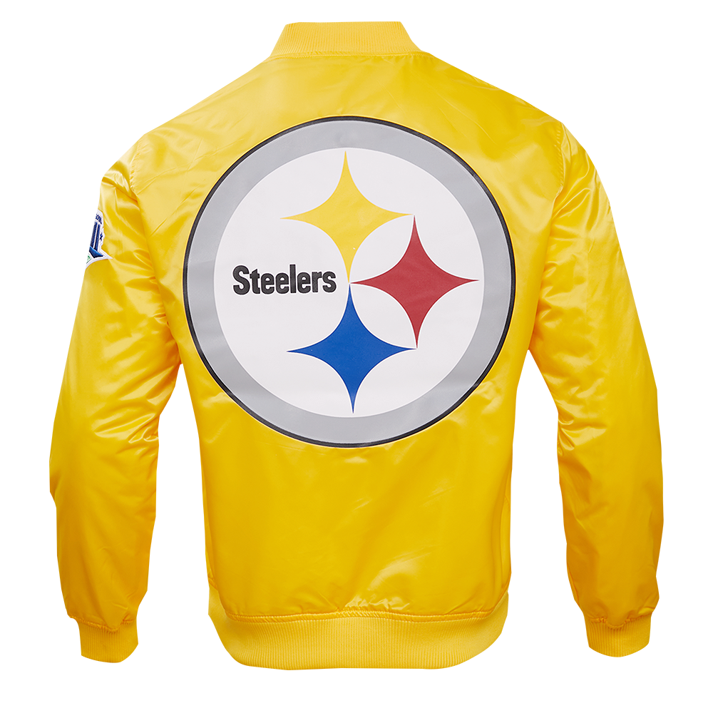 PITTSBURGH STEELERS MEN'S SATIN JACKET CLASSIC SATIN