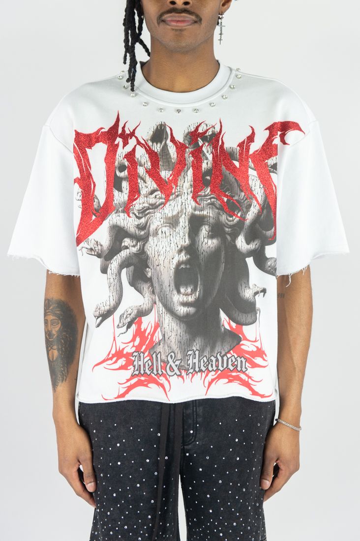 DIVINE MEDUSA CROP TEE