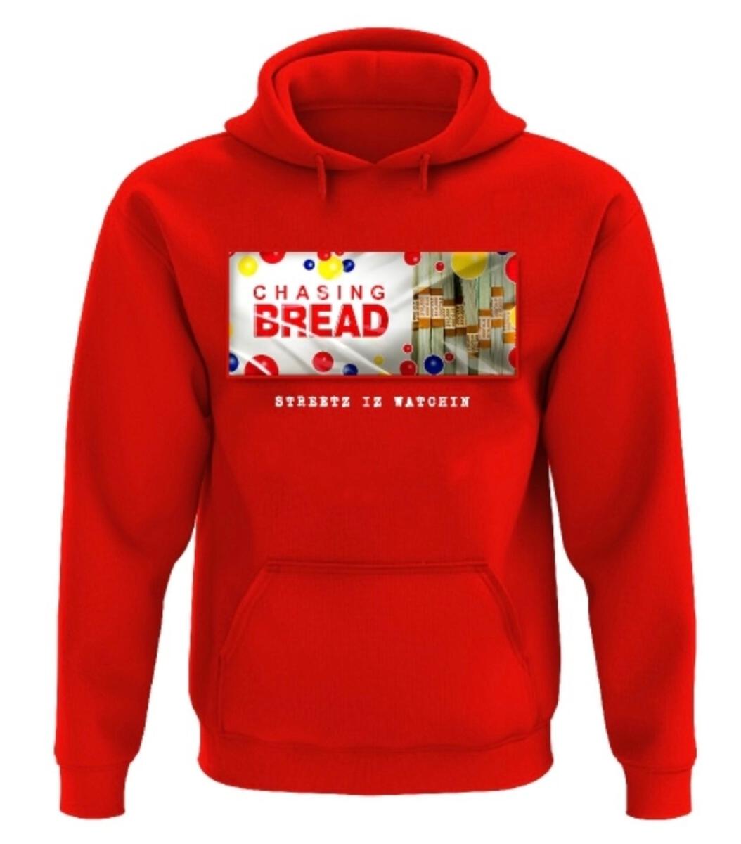 CHASING BREAD HOODIE RED