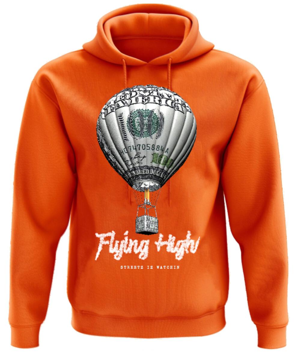 FLYING HIGH HOODIE ORANGE