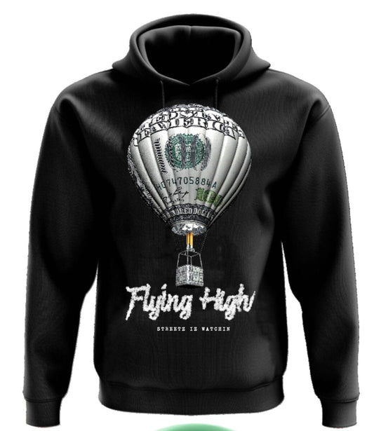 FLYING HIGH HOODIE BLACK