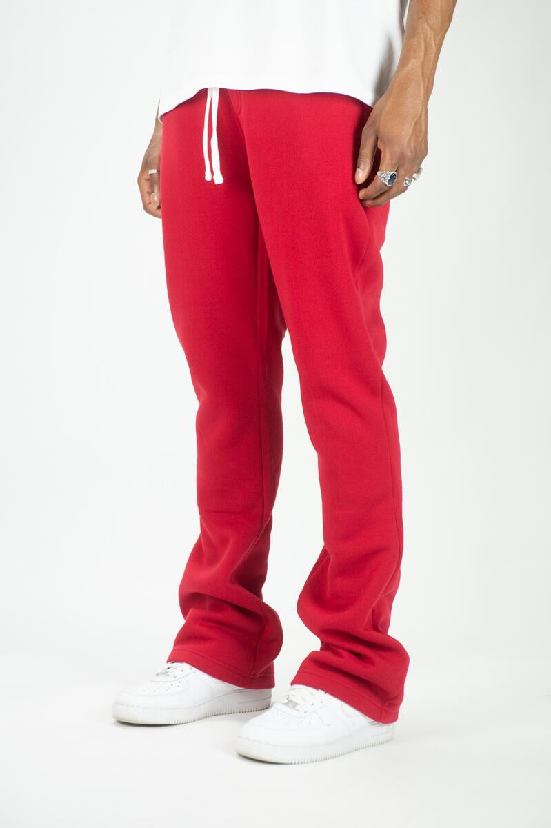STACKED FLEECE PANTS