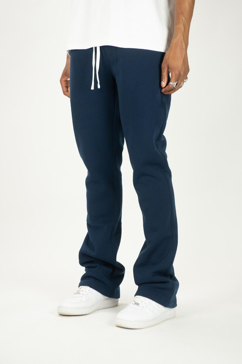 STACKED FLEECE PANTS