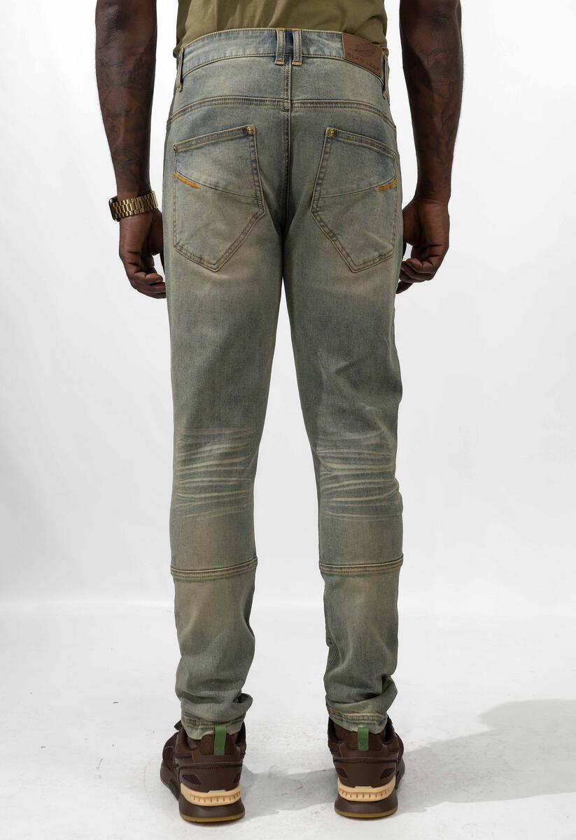 BLAC LEAF CLASSIC SAND WASH DENIM JEANS