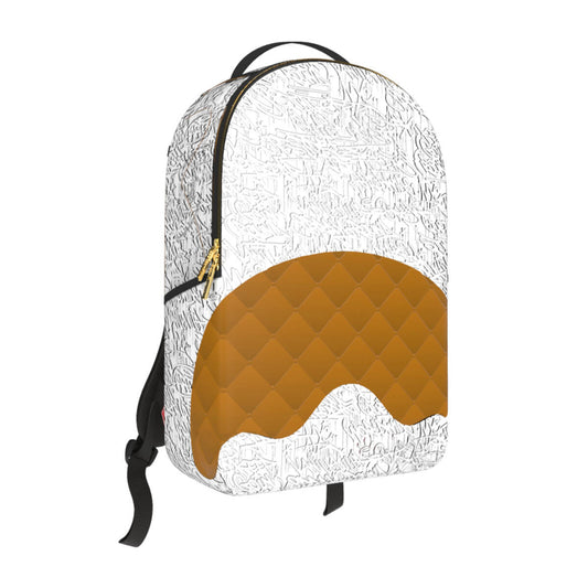 PARIS EMBOSSED COGNAC DLXSV BACKPACK