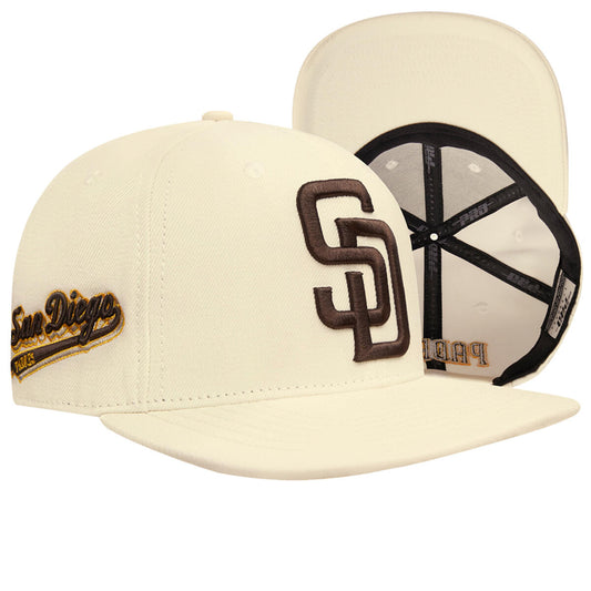 SAN DIEGO PADRES SCRIPT TAIL WOOL STRAPBACK