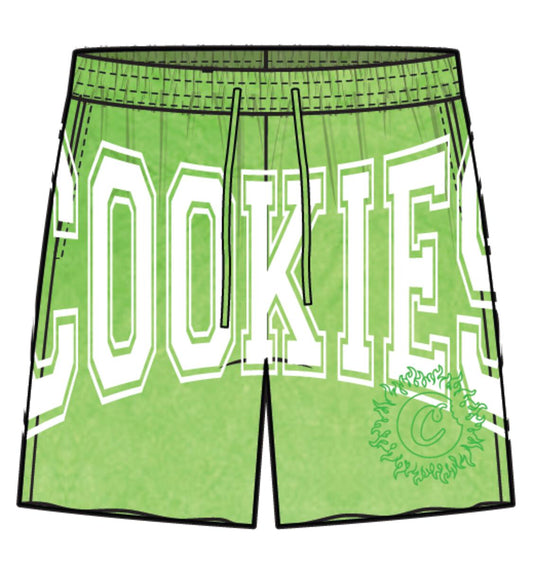 World Tour Blasted Fleece Short With Screenprint Artwork