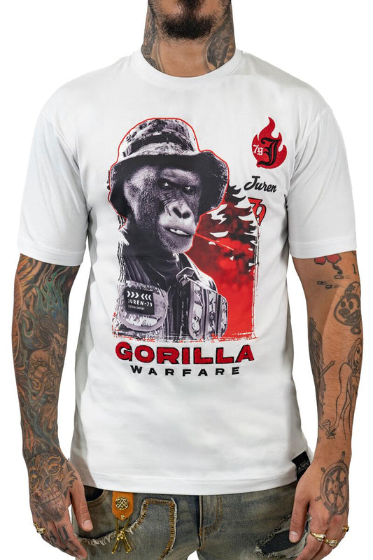 JRN GORILLA WARFARE TEE WHITE