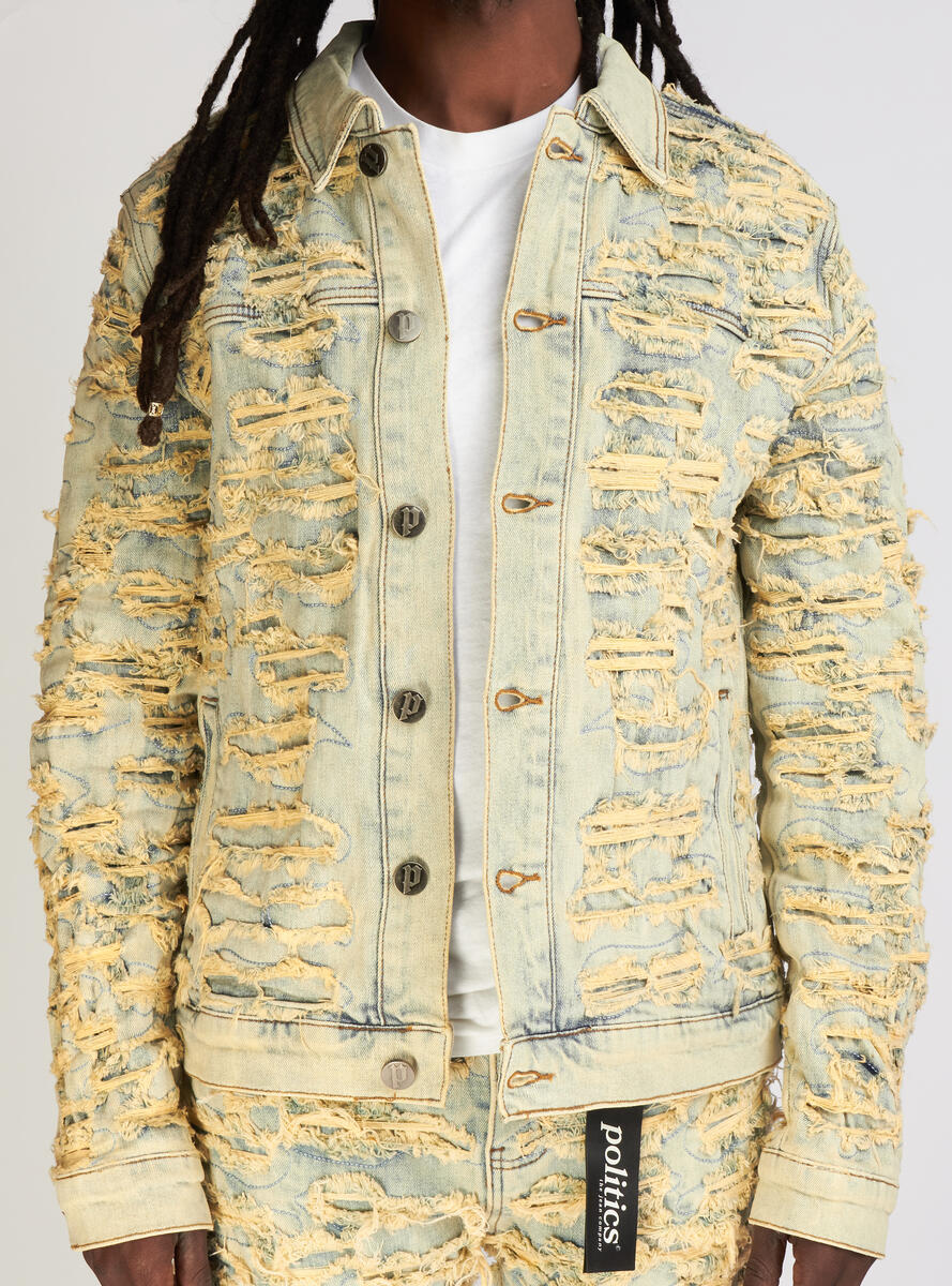 DISTRESSED JACKET VINTAGE