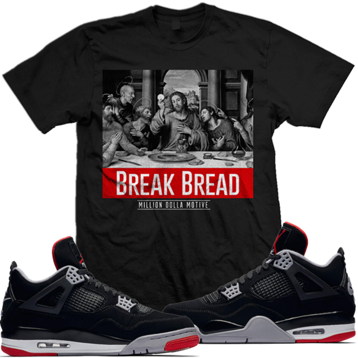 Break Bread - Black T-Shirts