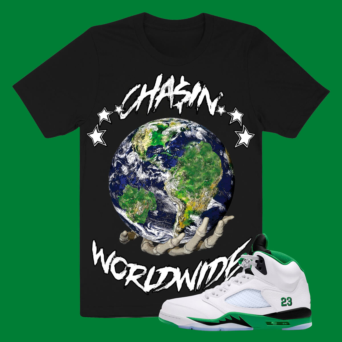 Chasin Worldwide World Is Your Black Tshirt