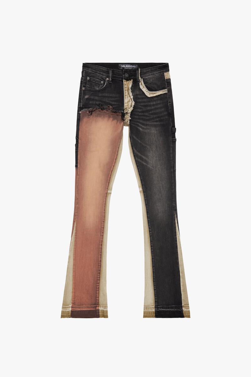 "CHICAGO" BRASSWOOD STACKED FLARE JEAN