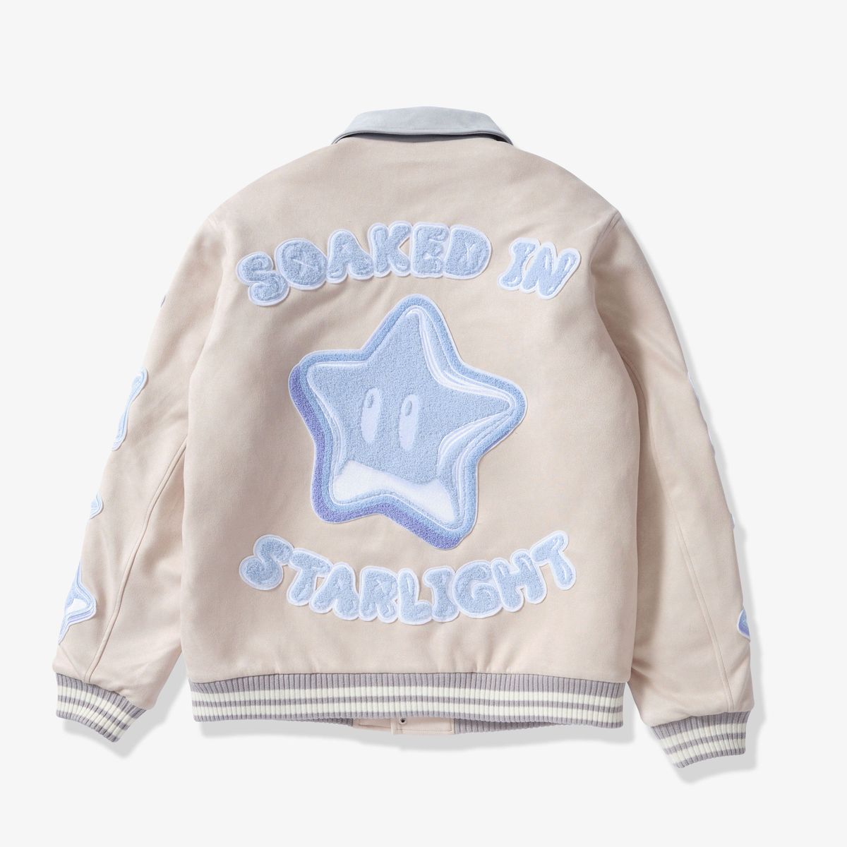 "STARLIGHT" SUEDE JACKET (ICE)