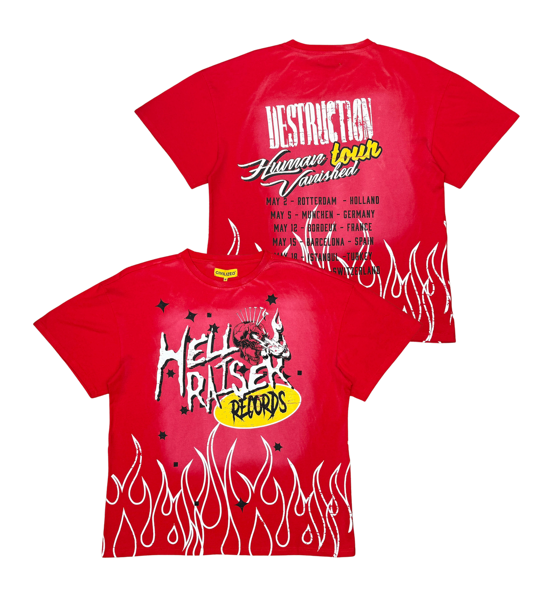 HELL RAISER HUMAN TOUR TEE