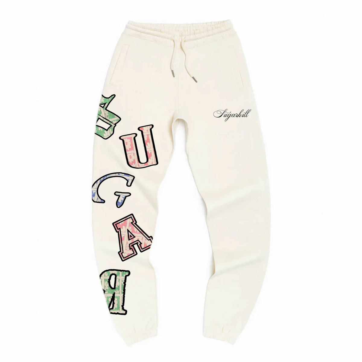 “CEREAL” SWEATPANTS (CREAM)