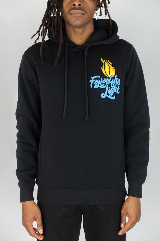 FOLLOW THE LIGHT FLEECE HOODIE