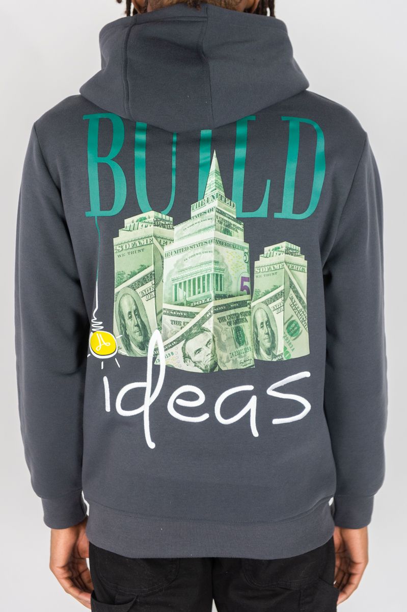 BUILD IDEAS FLEECE HOODIE