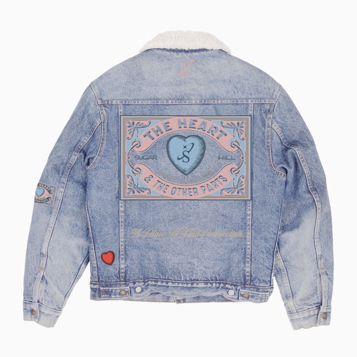 "THE HEART" DENIM JACKET (WASHED BLUE)