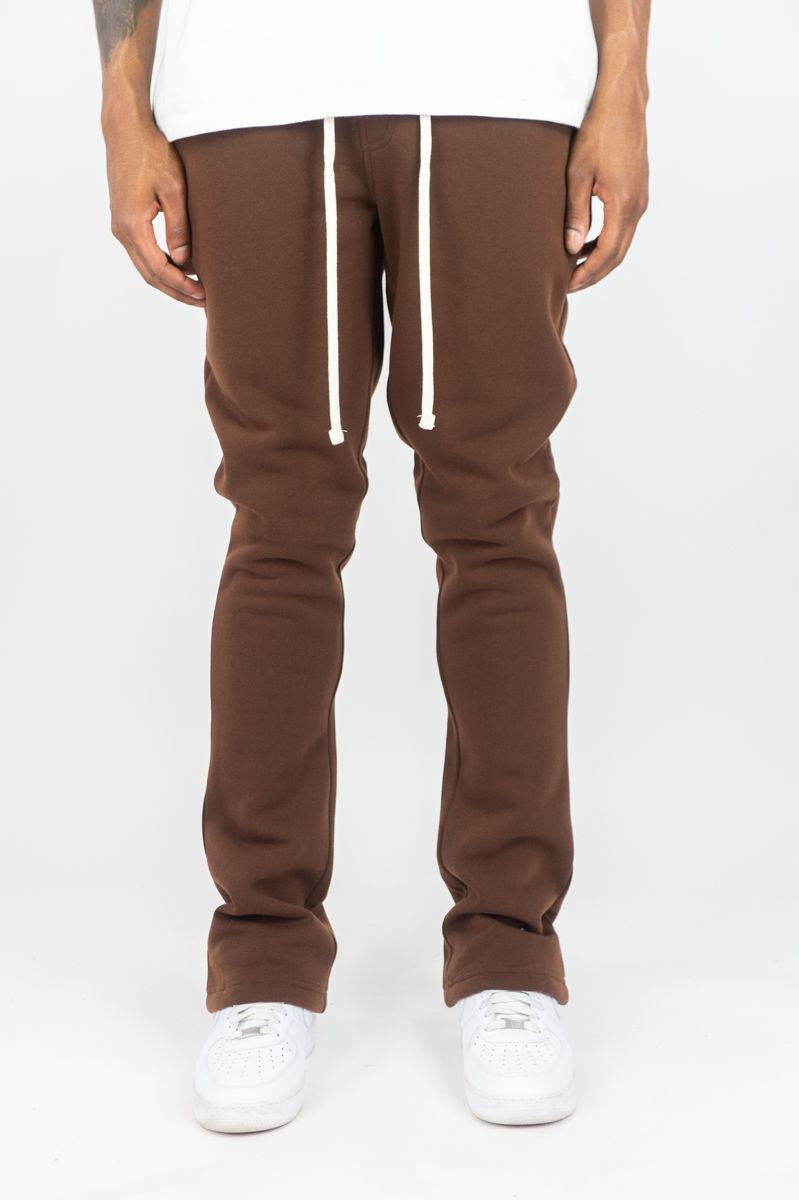 STACKED FLEECE PANTS