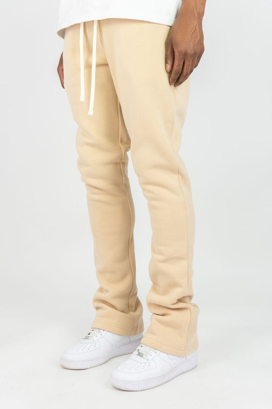 STACKED FLEECE PANTS